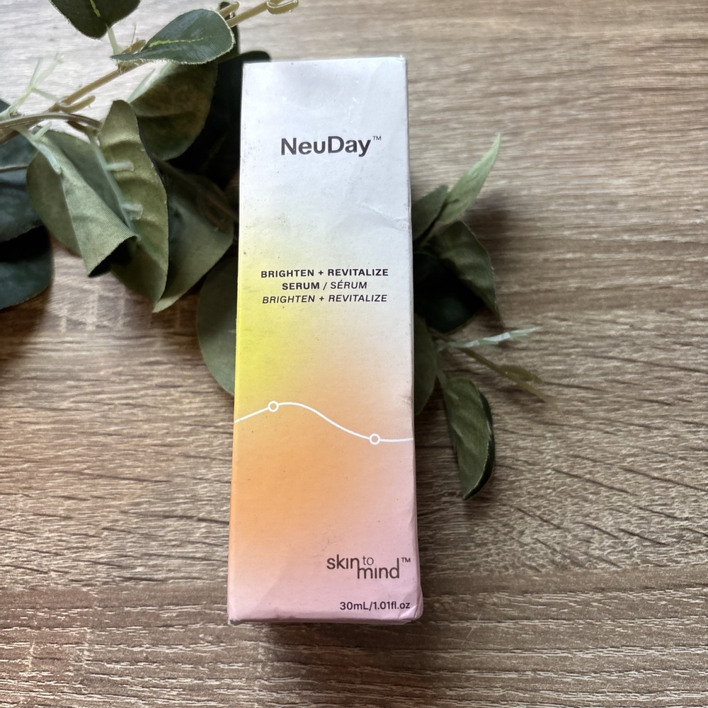 Skin To Mind Neuday Brighten Revitalize Serum Clean Skincare 1.01 Oz